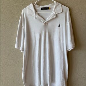 Ralph Lauren Classic White Polo Shirt for Men